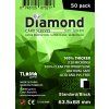 TLAMA games - Obaly na karty Diamond Green: Standard Black (63,5x88 mm) černé