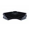 Kraken Wargames - Kraken Wargames Black Paint Rack: Eck Farbregal Top (Dropper)