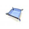 Foldable leatherette bowl padded with microfiber 10 x 10 cm  (more colours)