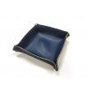 Foldable leatherette bowl padded with microfiber 10 x 10 cm  (more colours)