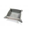 Foldable leatherette bowl padded with microfiber 10 x 10 cm  (more colours)