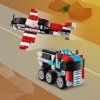 LEGO® Náklaďák s plochou korbou a helikoptéra 31146