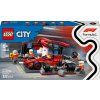 LEGO® City Zastávka v boxech F1® a personál s vozem Ferrari 60443