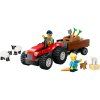 LEGO® City Červený traktor s přívěsem a ovcemi 60461