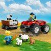 LEGO® City Červený traktor s přívěsem a ovcemi 60461