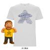TOP 100 BGG 2025 - Meeple tričko (Barva 03 žlutá, Střih Pánské, Velikost XXL)